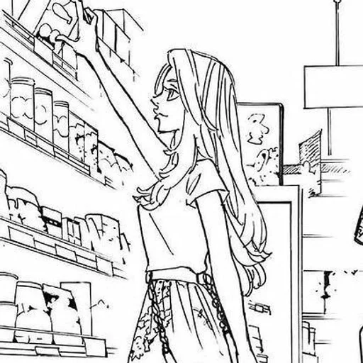 sketch drawing line art