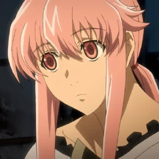 Стикер yuno gasai @sssofii - 11