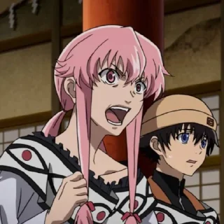 Стикер yuno gasai @sssofii - 10