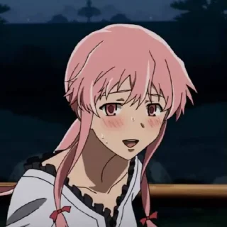 Стикер yuno gasai @sssofii - 9