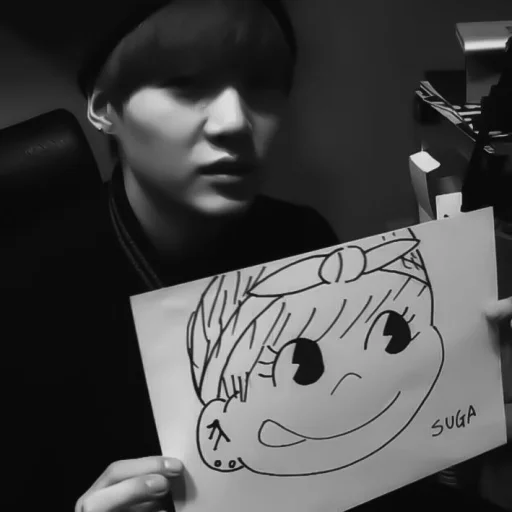 Стикер 🎹 <yoongi> by @kisupstikers - 1