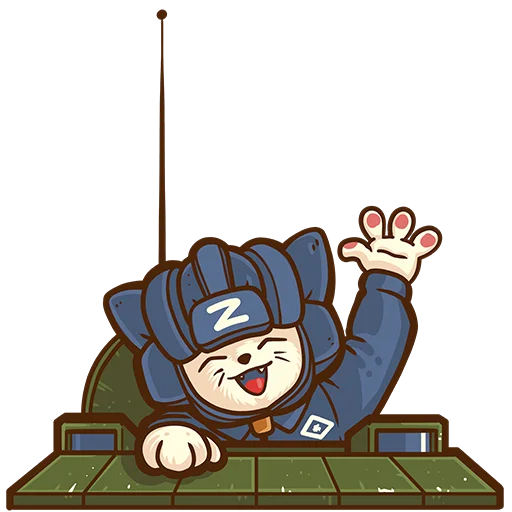 Стикер Russian cats - 8