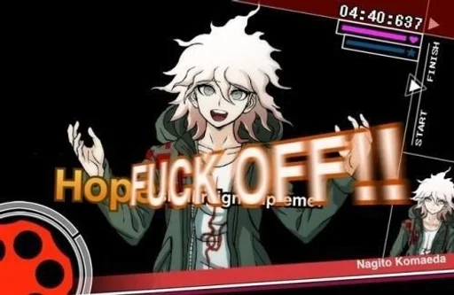 text anime graphic design