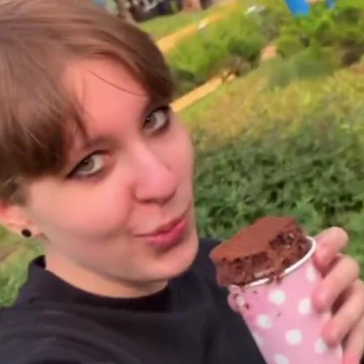 person human face dessert