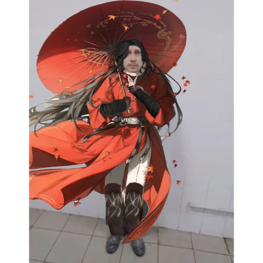 human face cartoon clothing