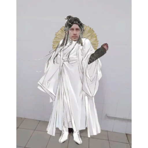 clothing human face wall