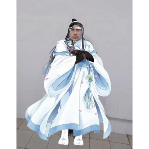 human face clothing costume design