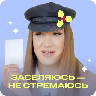 Sticker Заселись и веселись - 2