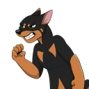 Sticker Zeke Doberman - 7