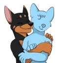 Sticker Zeke Doberman - 9