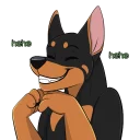Sticker Zeke Doberman - 8