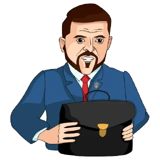 Стикер Володимир Зеленський - 11