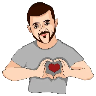 Стикер Володимир Зеленський - 4