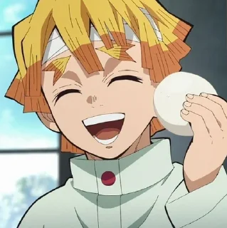 Стикер Zenitsu Agatsuma ‣ @animestickerb @pinterest_to_stickerbot - 11