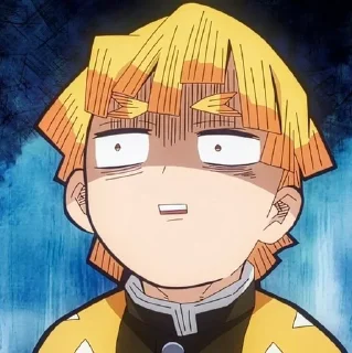 Стикер Zenitsu Agatsuma ‣ @animestickerb @pinterest_to_stickerbot - 5