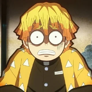 Стикер Zenitsu Agatsuma ‣ @animestickerb @pinterest_to_stickerbot - 10