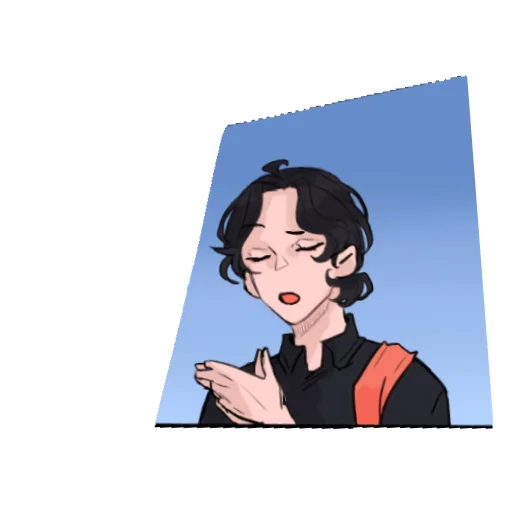 аниме человеческое лицо мультфильм