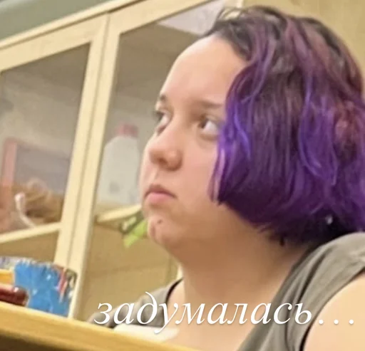 person human face hair coloring