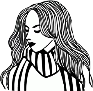 Стикер Жизнь в полоску - 1