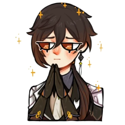 anime cartoon human face