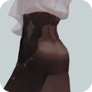 Стикер жопки - 11