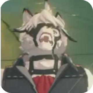 Стикер Создан Каналом @Ellenoff Хвостик Эллен - 7