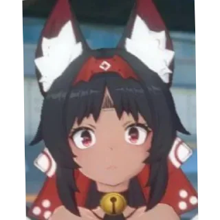 Стикер Создан Каналом @Ellenoff Хвостик Эллен - 11