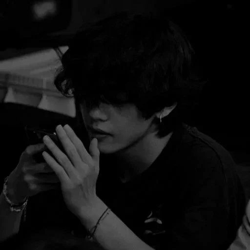 person black and white human face