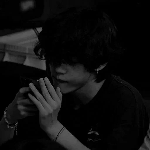 person human face black and white