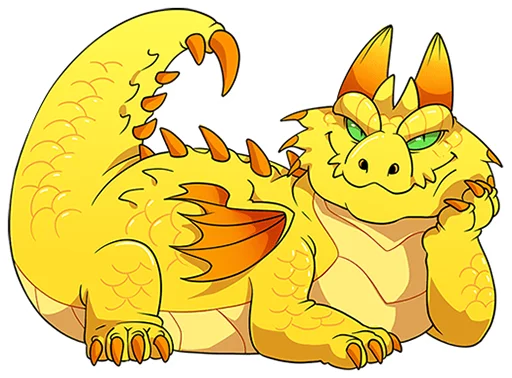 Златокусь без текста @stickers_vk - 