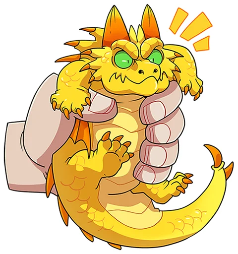 Sticker zlatokusbeztexta - 1