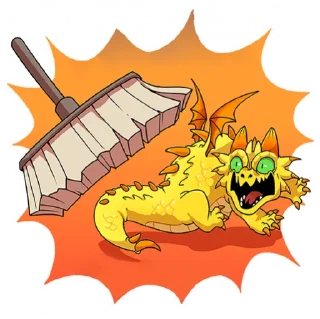 Стикер Златокусь без текста @stickers_vk - 4