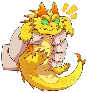 Стикер Златокусь без текста @stickers_vk - 2