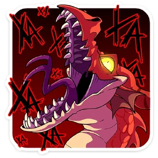 Стикер Злобяка :: @stickroom - 2