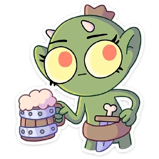 Sticker Злыдня от @TgSticker - 7