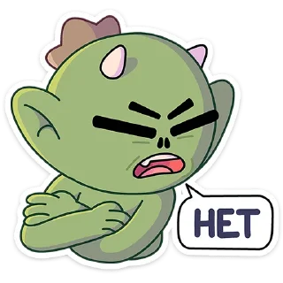 Sticker Злыдня от @TgSticker - 9