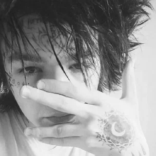 Человек черно-белый девочка