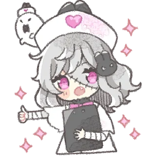 Sticker Зомби-зайка @Nyasticks - 2