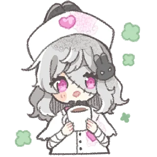 Sticker Зомби-зайка @Nyasticks - 0