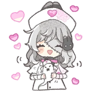 Sticker Зомби-зайка @Nyasticks - 3