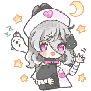 Sticker Зомби-зайка @Nyasticks - 8