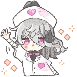 Sticker Зомби-зайка @Nyasticks - 9