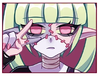 Sticker zᴏʍʙⲓᴇ 𑁯ᰍ @kaomoriko - 10