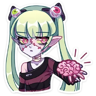 Sticker zᴏʍʙⲓᴇ 𑁯ᰍ @kaomoriko - 3