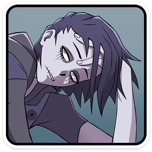Sticker Зомби Зак от @stickers_vk - 1