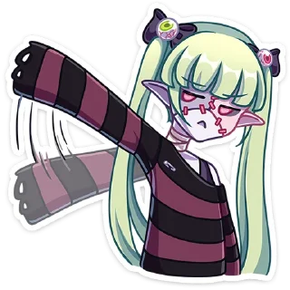 Sticker Зомбяка без надписей • @TgSticker - 8
