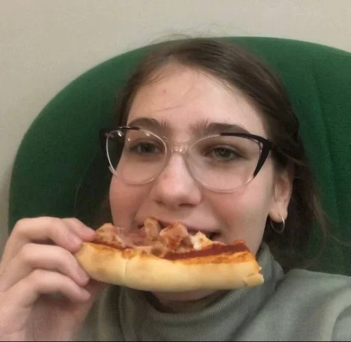 person fast food human face