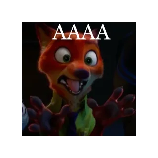 Sticker Зверополис @stickersforyourlife - 6