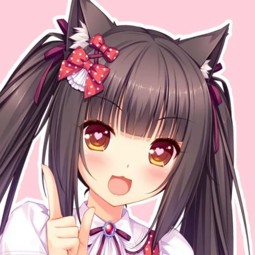 Sticker zxcaratel_nekopara_chocola - 1