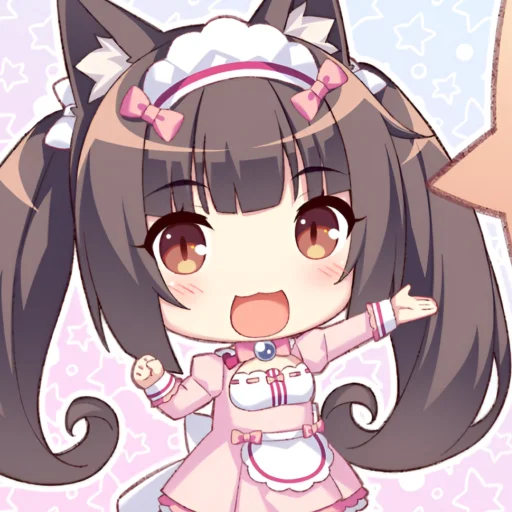 Sticker zxcaratel_nekopara_chocola - 1